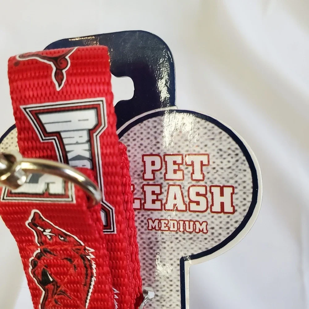 game day arkansas‎ Dog leash razorbacks hogs Medium Length